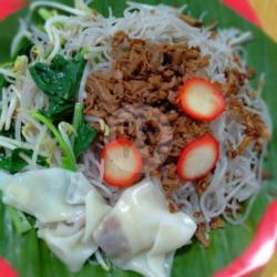 Bihun Yam   2 Pangsit (vegan)