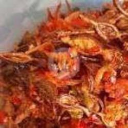 Nasi Ikan Teri Belah Goreng