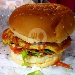 Burger Daging Ayam / Sapi