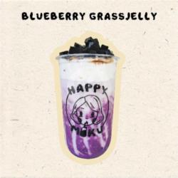 Cheese Blueberry Grass Jelly