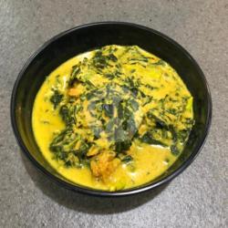 Sayur Santan Labu Kuning  Daun Singkong