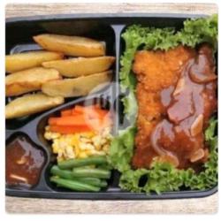 Chiken Katsu Saus Teriyaki Plus Nasi