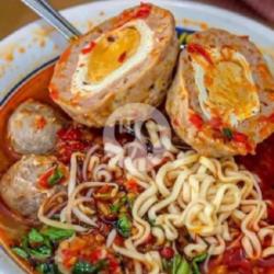 Bakso Telur Kuah Merah