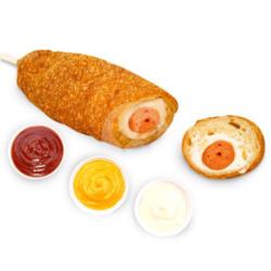 Woy Corn Dog Mozarella Cheese   Sausage