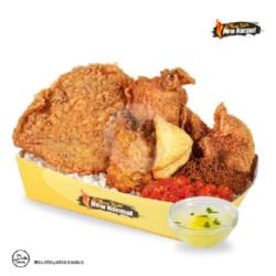 Nasi Kulit   Telur Geprek   Tahu Tempe