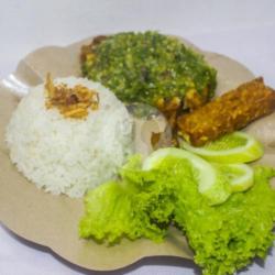 Ayam Penyet Sambel Ijo (tanpa Nasi)