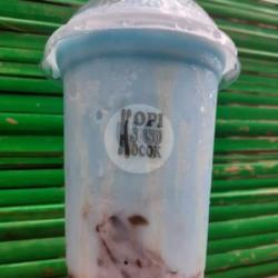 Ice Permen Karet Cincau   Milk