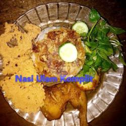 Nasi Ulam   Ayam Penyet Paha