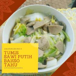 Tumis Sawi Putih Bakso Tahu