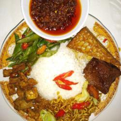 Nasi Campur   Tahu   Tempe(bacem)