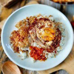 Nasi Serundeng Endog Ceplok