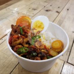 Rice Bowl Cumi Balado Crispy