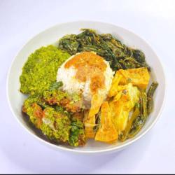 Nasi Padang Dendeng Batokok Bakar