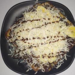 Roti Bakar Cheesy Banana Choco