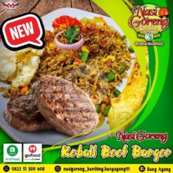 Nasi Goreng Kebuli Beef Burger