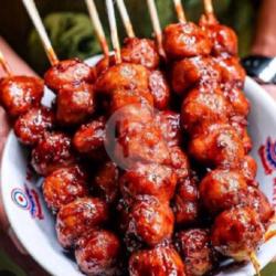 Sate Bakso Bakar Pedas