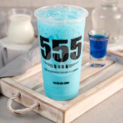 Milk Soda Blue Curacau