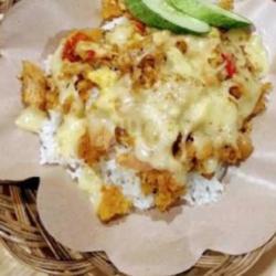 Nasi Geprek Mozarella