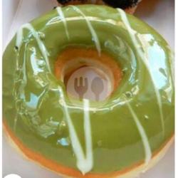 Donat Toping Glaze Greentea