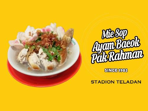 Mie Sop Ayam Bacok Pak Rahman, Stadion Teladan