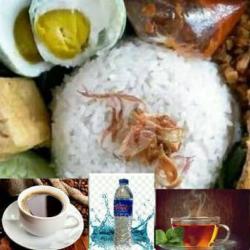 Nasi Uduk Telur Asin Spesial