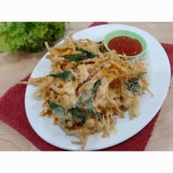 Jamur Enoki Telur Asin