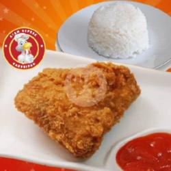 Chicken Crispy Paha Atas   Nasi