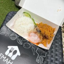 Nasi Ayam Serundeng Sambal Korek