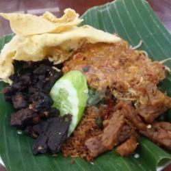 Nasi Pecel Tumpang Ayam Bacem