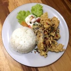 Nasi Chicken Fillet Cabe Garam