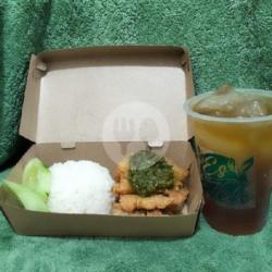 Paket Ayam Crispy Sambal Ijo