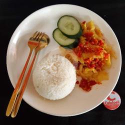 Nasi Telur Pedas