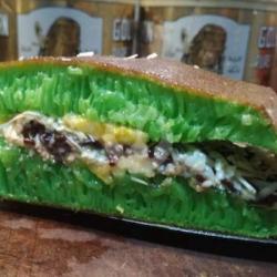 Pandan Coklat Pisang Keju L