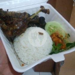 Nasi Bebek Bakar Sambel Pencit