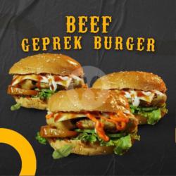 Beef Geprek Burger