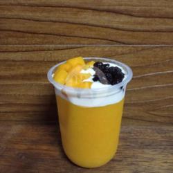 Mango Cheese Boba