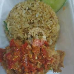 Nasi Goreng Telur Dadar Geprek