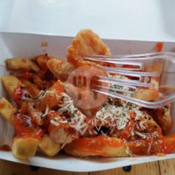 Kentang Goreng Ayam Fillet Bbq Mozzarella