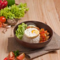 Nasi Ayam Popcorn