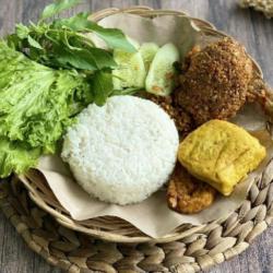 Paket Nasi Ayam Gepuk