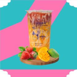 Korean Mix Strawberry Mango Milk