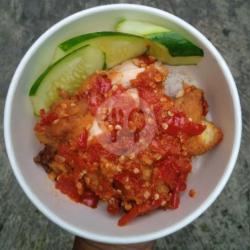 Nasi Ayam Geprek Sambal Bawang (dada)