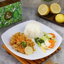 Nasi Ayam Rempah Lemon