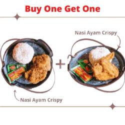 2 Paket Nasi Ayam Crispy