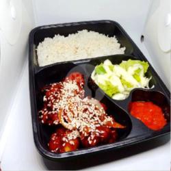 Bento Rice Chicken Blackpaper