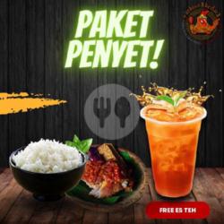 Paket Ayam Penyet Paha Atas