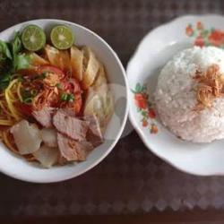 Soto Mie Kumplit  Nasi