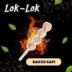 Sate Bakso Sapi /// Loklok Angkringan Suki Satay Seafood Bakar Panggang Dengan Olesan Dan Saos