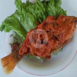 Ikan Nila Goreng   Sayur   Sambal   Sop