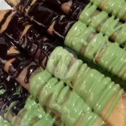 Banana Roll Coklat Greentea